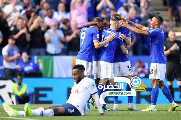 الدوري الإنجليزي : ليستر سيتي يفوز على ضيفه توتنهام 1