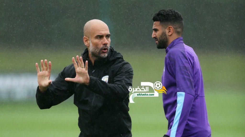 جوارديولا : رياض محرز لا يكون سعيد عندما لا يلعب، أحب هذا الأمر كثيرا فيه