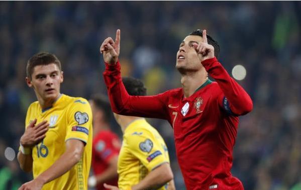 منتخب البرتغال ينهزم امام أوكرانيا لأول مرة في تصفيات يورو 2020