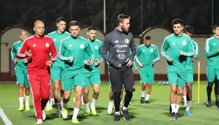 صور أول حصة تدريبية للمنتخب الوطني تحضيرا لمواجهتي الكونغو الديمقراطية وكولومبيا