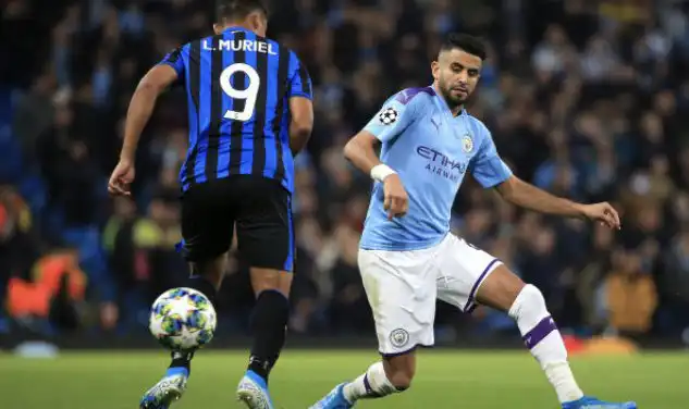 مانشستر سيتي 5-1 أتالانتا: رياض محرز اساسي في دوري أبطال أوروبا