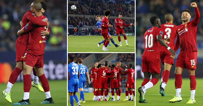 ليفربول يفوز على جينك برباعية ويرفع رصيده إلى 6 نقاط