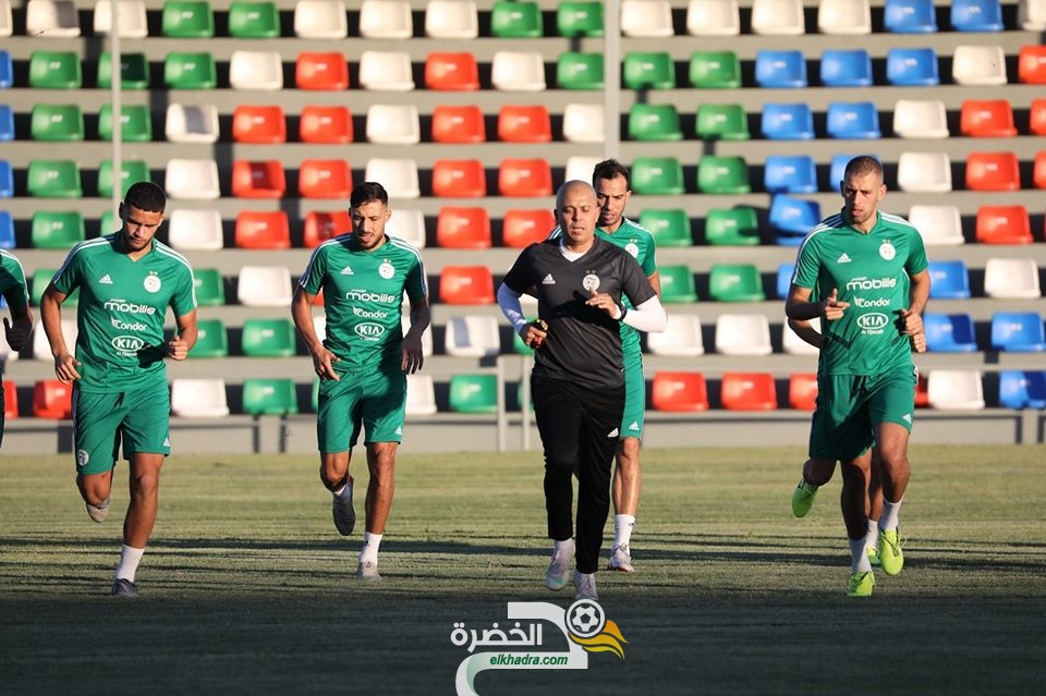 صور الحصة التدريبية الأولى للمنتخب الوطني في بوتسوانا 1