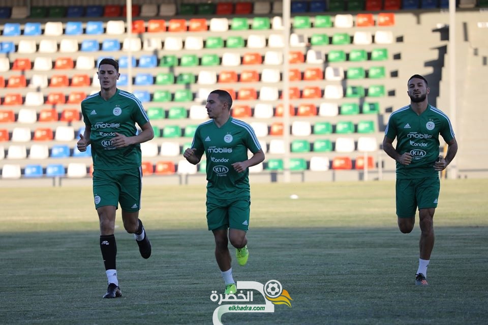 المنتخب الجزائري يواصل استعداداته لمواجهة منتخب بوتسوانا