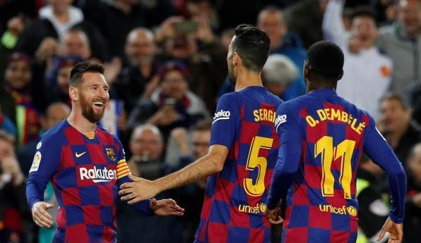 الدوري الإسباني : هاتريك ميسي يقود برشلونة لإكتساح ضيفه سلتا فيغو
