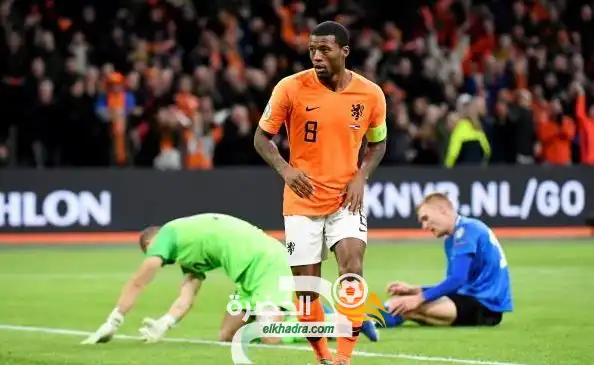 منتخب هولندا يسحق إستونيا بخمسة أهداف نظيفة