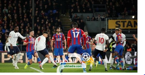 ليفربول يعزز صدارته للدوري الإنجليزي بفوزه على كريستال بالاس
