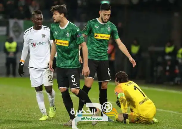 بن سبعيني اساسي في فوز بروسيا مونشينغلادباخ ضد وولفسبيرغر في أوروبا ليغ