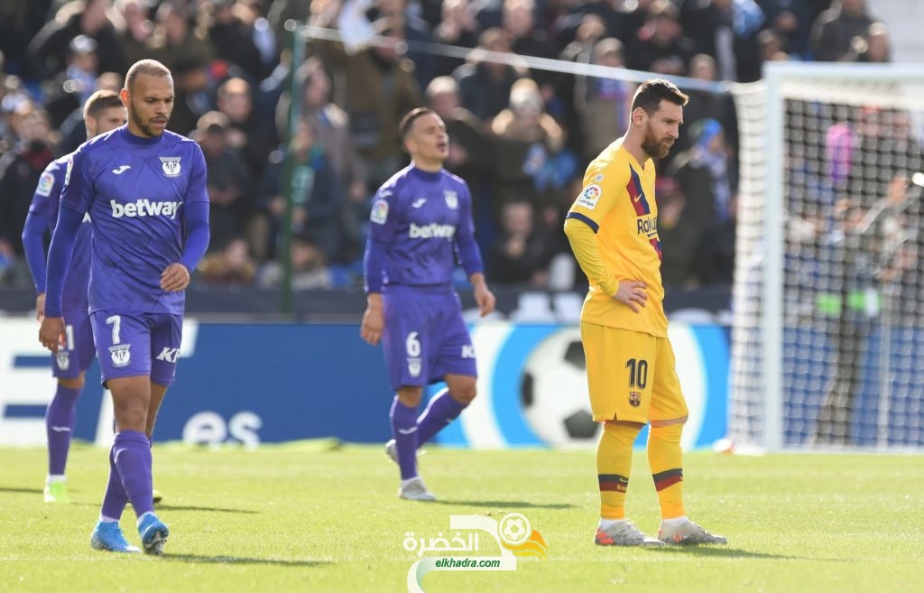برشلونة يحقق انتصارا صعبا على مضيفه ليجانيس