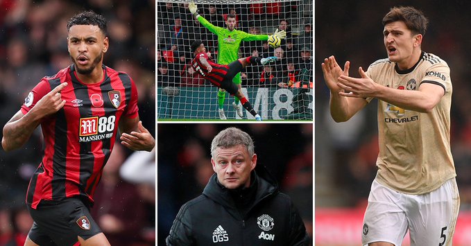 مانشستر يونايتد ينهزم أمام مضيفه بورنموث في افتتاح الجولة الـ11 من الدوري الإنجليزي