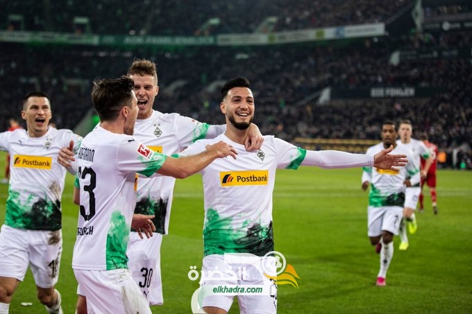 ثنائية بن سبعيني أمام بايرن ميونخ تقود مونشنغلادباخ للانفراد بصدارة الدوري الألماني