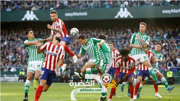 بمشاركة ماندي .. ريال بيتيس ينهزم امام أتلتيكو مدريد