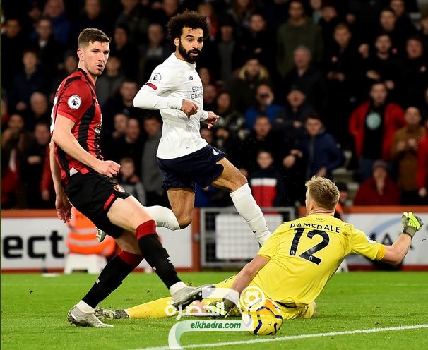 ليفربول يفوز 3 - 0 على مضيفه بورنموث في الدوري الانجليزي 19