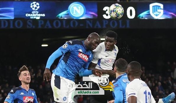 نابولي يتأهل لثمن نهائي دور الـ 16 لبطولة ‎دوري ابطال اوروبا