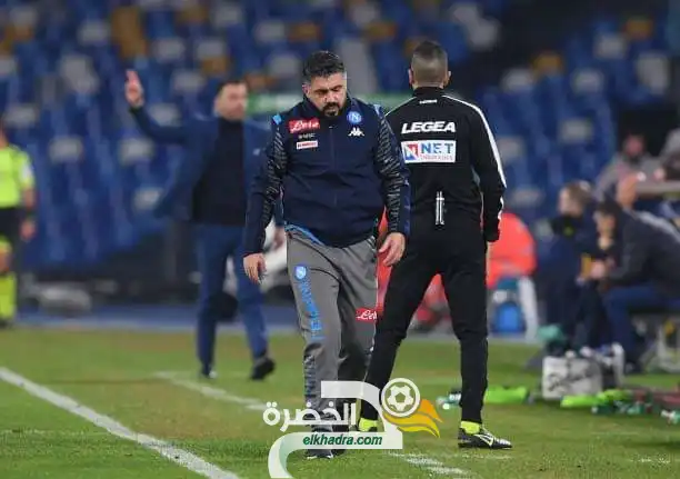 نابولي يسقط على أرضه أمام بارما في أول مباراة له تحت قيادة غاتوزو