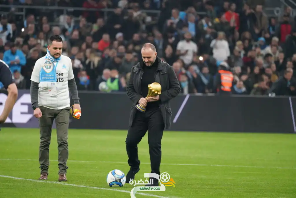 جمال بلماضي يعطي ضربة البداية في مباراة مرسيليا و بوردو