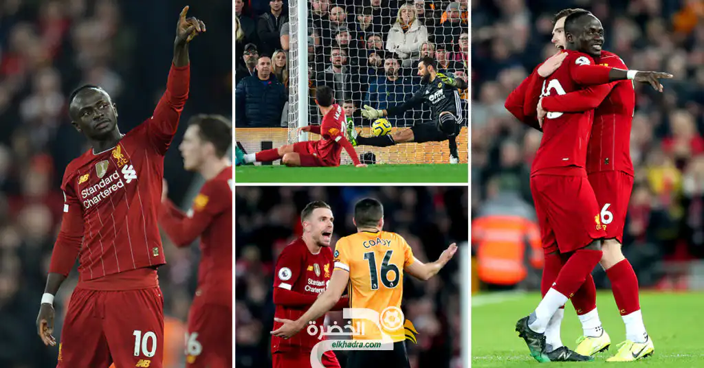 ليفربول يفوز على ضيفه وولفرهامبتون بهدف دون مقابل على ملعب أنفيلد