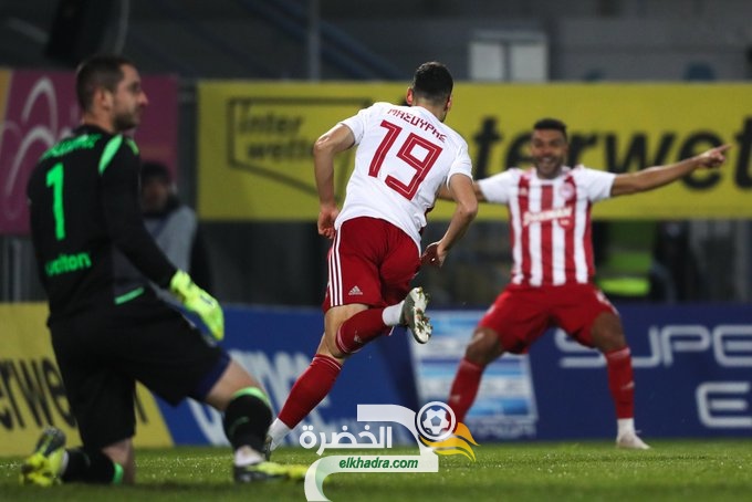 ثلاث تمريرات حاسمة لهلال سوداني مع أولمبياكوس ضد أستيراس تريبوليس