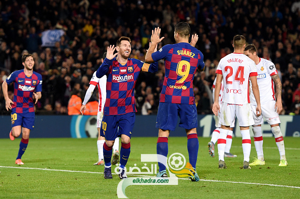 هاتريك ميسي يقود برشلونة لسحق ريال مايوركا