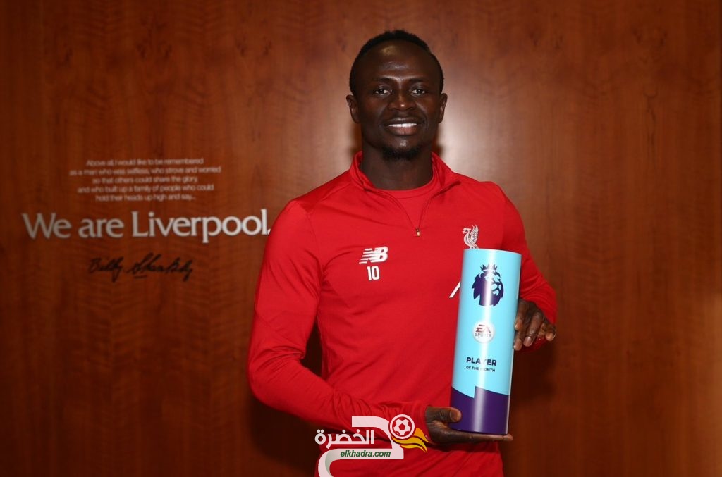 ساديو ماني يفوز بجائزة لاعب الشهر في ليفربول