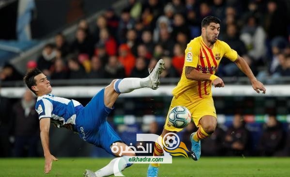 برشلونة يتعادل مع مضيفه إسبانيول في ديربي كتالونيا