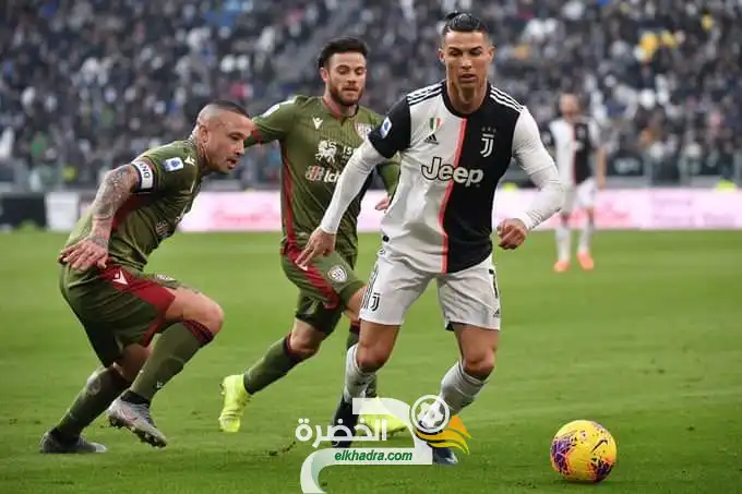 كريستيانو رونالدو يسجل هاتريك ويقود جوفنتوس للفوز برباعية نظيفة أمام كالياري