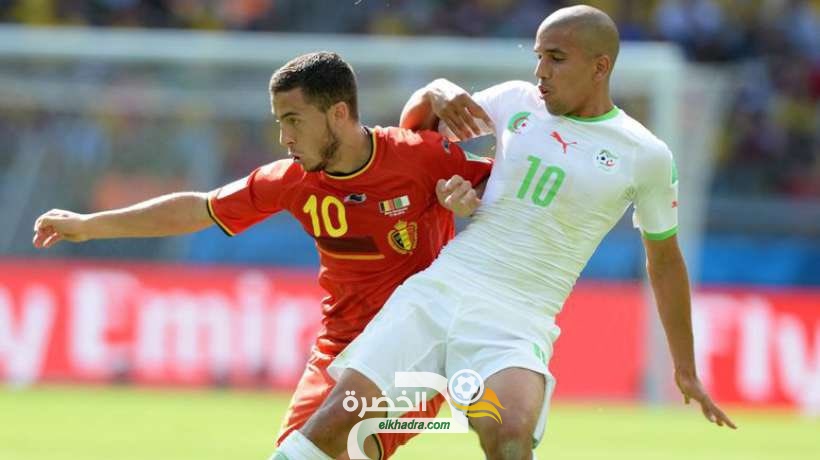 مباراة ودية بين الجزائر وبلجيكا في جوان 1