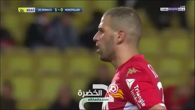 تنقيط اسلام سليماني ضد مونبيليه الفرنسي