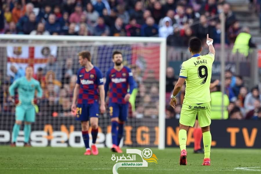 الدوري الاسباني : برشلونة يفوز بهدفين لواحد أمام خيتافي 1