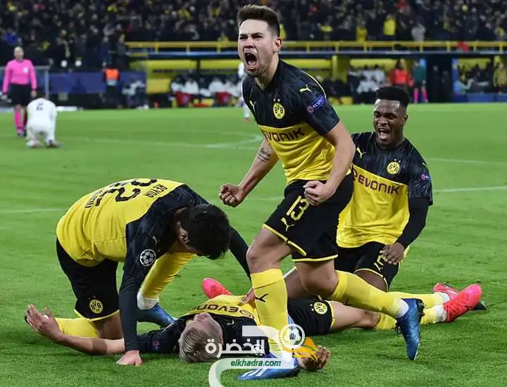 هالاند يقود بوروسيا دورتموند للفوز على باريس سان جيرمان بثنائية في دوري أبطال أوروبا
