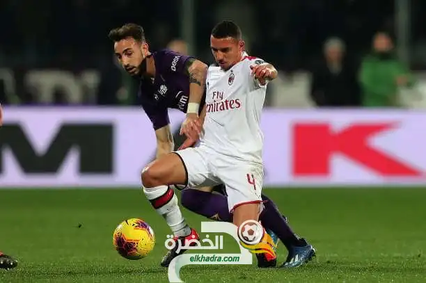 بن ناصر اساسي و ميلان يكتفي بالتعادل مع مستضيفه فيورونتينا