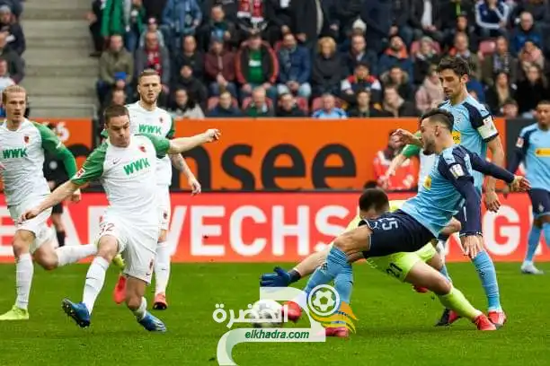 بن سبعيني هداف ويقود بوروسيا مونشينغلادباخ للفوز على أوغسبورغ ب 3-2