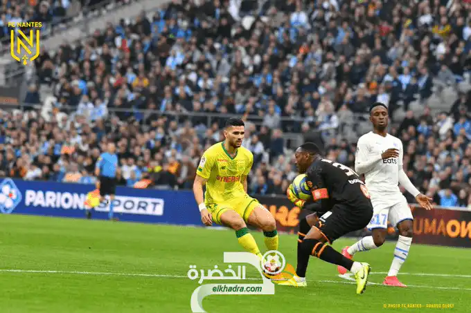 مهدي عبيد يحقق مفاجاة كبيرة رفقة نانت بالفوز على مرسيليا في الفيلودروم