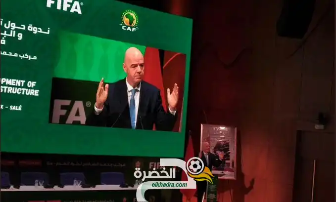 جياني انفاتتينو رئيس الفيفا:” أقترح تنظيم كأس أفريقيا كل 4 سنوات عوض سنتين”