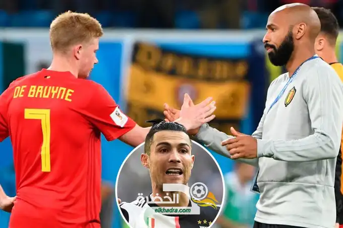دي بروين يتحدث عن اللعب مع كريستيانو رونالدو