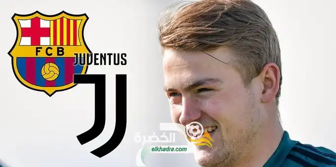 برشلونة يريد دي ليخت من يوفنتوس في صفقة مبادلة