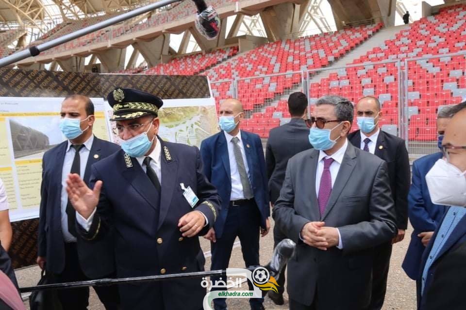 جراد : ملعب وهران الجديد سيكون مخصصا لاحتضان المنافسات الدولية والوطنية فقط