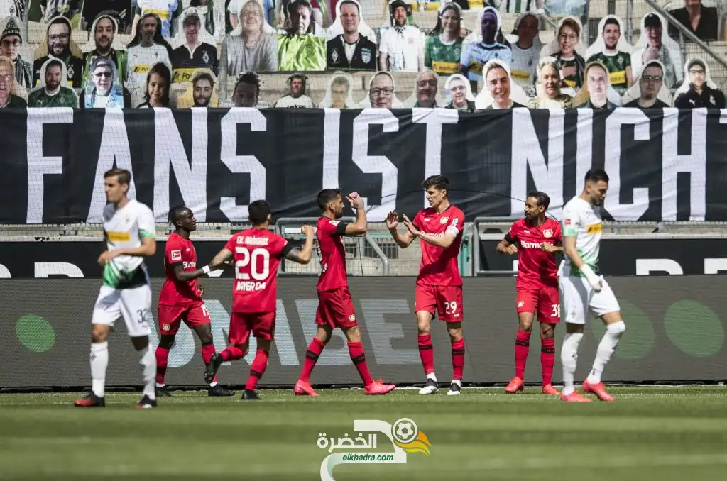 بن سبعيني اساسي ويسقط مع بوروسيا مونشنغلادباخ امام باير ليفركوزن بثلاثية