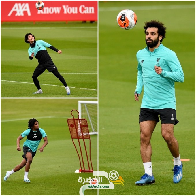 بالصور .. ياسر لعروسي يحضر تدريبات ليفربول أول أيام العيد