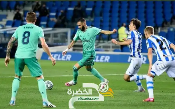 بن زيمة يقود ريال مدريد لفوز ثمين على ريال سوسيداد
