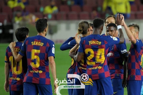 برشلونة يعزز صدارته للدوري الإسباني بتغلبه على ليغانيس بهدفين دون رد