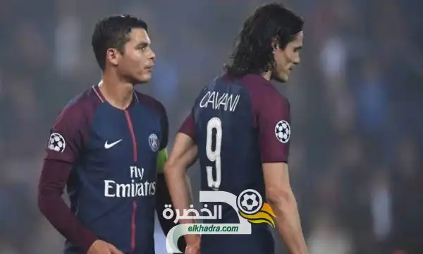 باريس سان جيرمان يقرر تسريح إدينسون كافاني وتياجو سيلفا