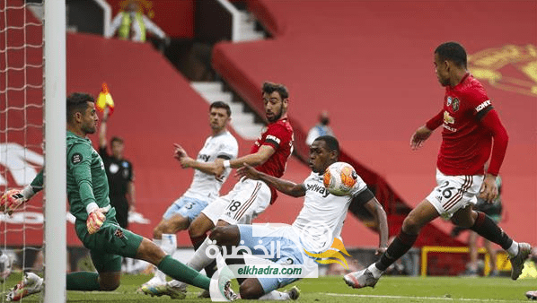 مانشستر يونايتد يتعادل ضد وست هام