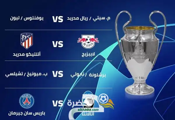 قرعة دور الثمانية من دوري أبطال أوروبا