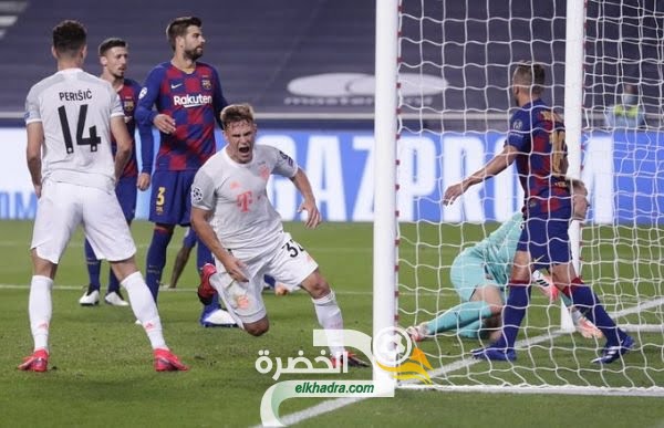 ‏بايرن ميونيخ يكتسح برشلونة 8 – 2 ويبلغ نصف نهائي دوري أبطال أوروبا