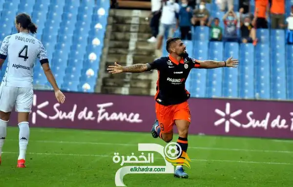 ثنائية ديلور تقود مونبولى للفوز ضد انجي في الدوري الفرنسي