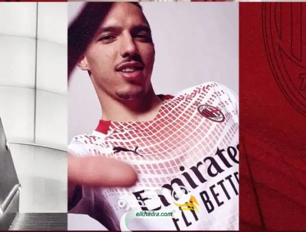 بن ناصر في تقديم قميص ميلان الجديد