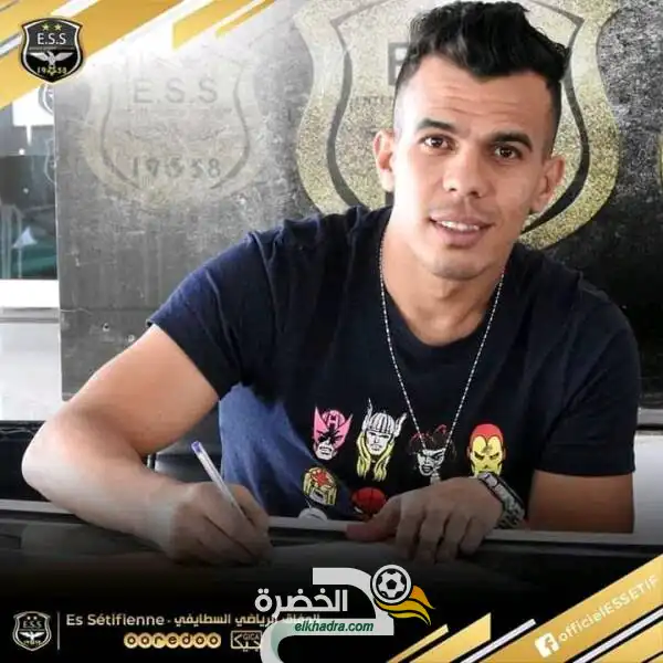 وفاق سطيف يعلن عن تجديد عقد مهاجمه لموسمين