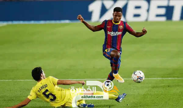 فاتي خليفة ليونيل ميسي في برشلونة