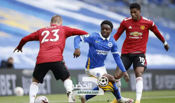 مانشستر يونايتد يفوز على برايتون بنتيجة 3-2